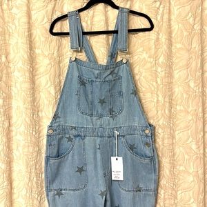NEW soft denim star overalls